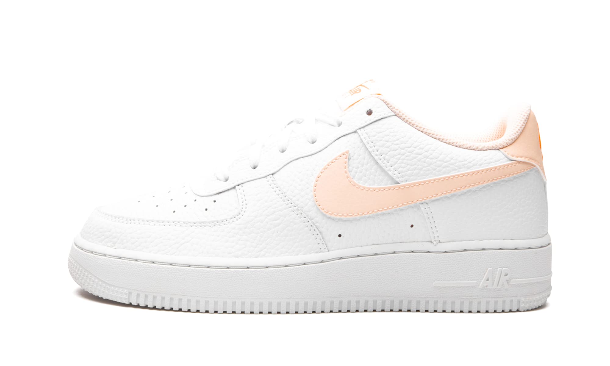 Nike Unisex Air Force 1 LE (GS) Sneakers for Kids - White/White - Comfortable & Durable Basketball Shoes for School, Sports & Casual Wear