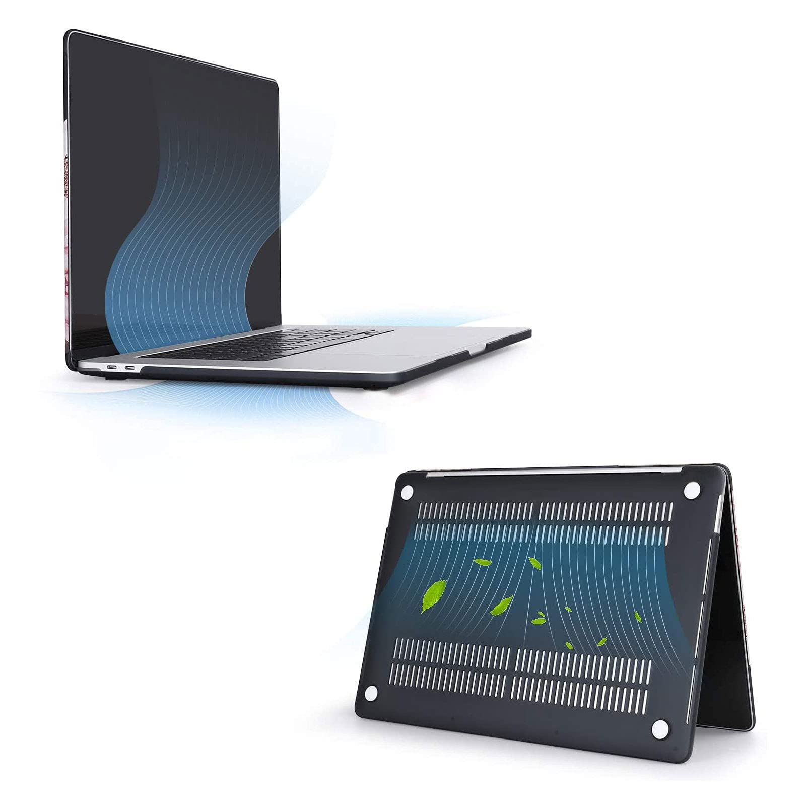 MOSISO MacBook Pro 16 inch Case (2020/2019 Model A2141) - Hard Shell Cover with Touch Bar/Touch ID Cutout, Keyboard Skin & Screen Protector - Black | Perfect for Office, Travel & Home Use