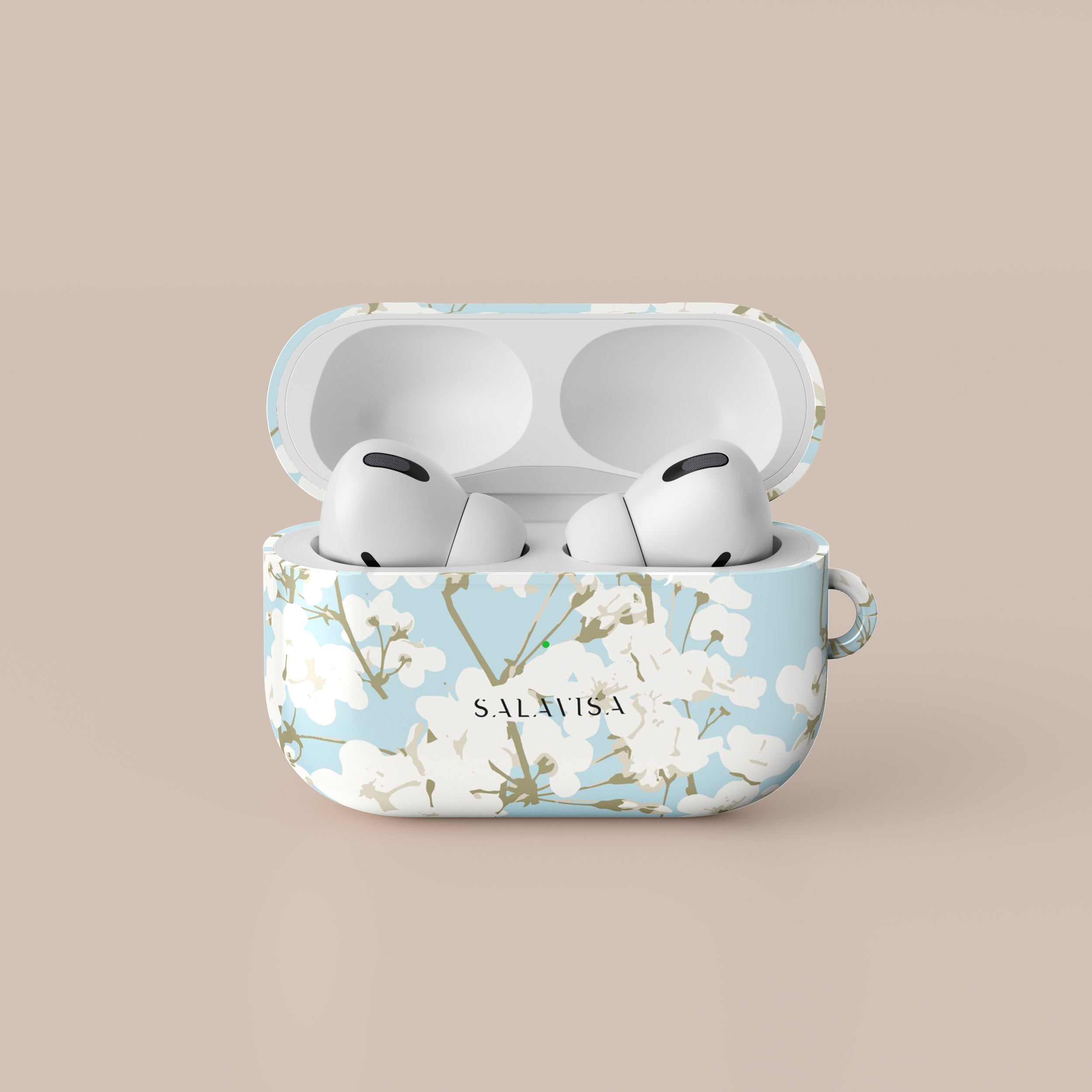 Cute Spring Apple Flower AirPods Case Cover - Protective Silicone Case for AirPods 1/2/3 & Pro - Perfect for Spring Fashion, Gifts & Daily Use