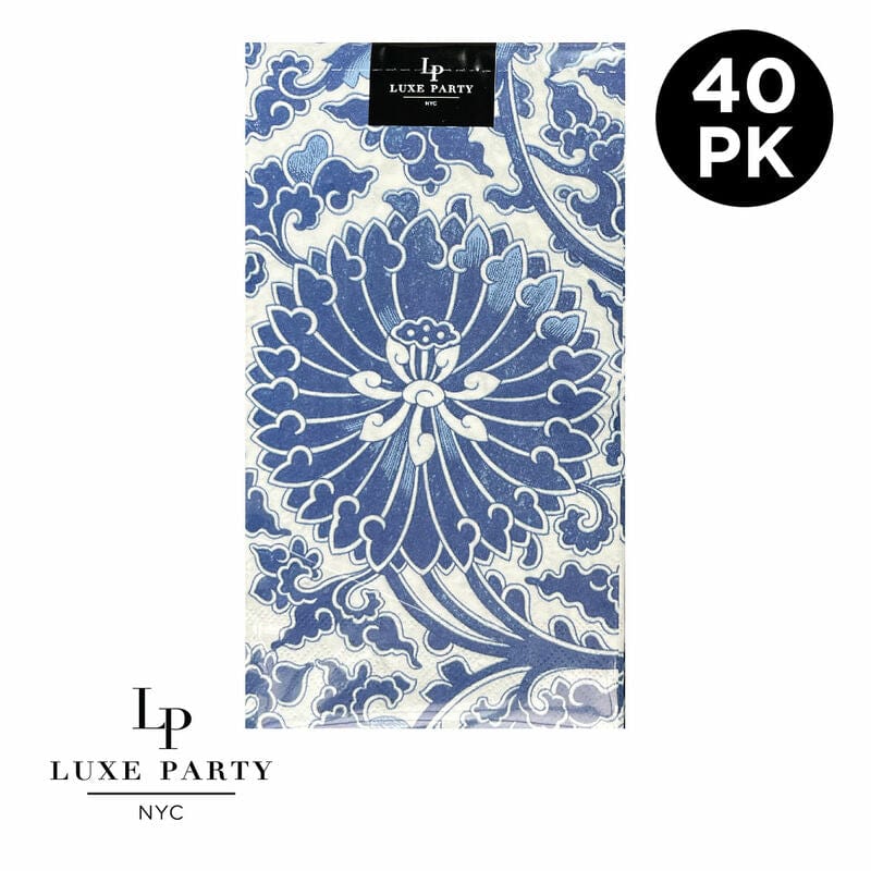 Disposable Paper Buffet Napkins 40 Pack - Premium Quality White Paper Napkins for Parties, Weddings & Events - Eco-Friendly Dinner Napkins for Restaurants, Catering & Home Use
