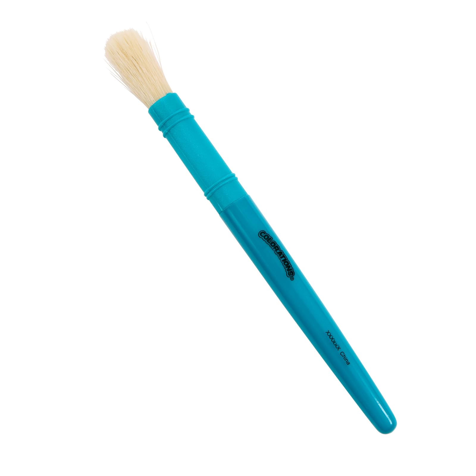 Colorations 10PC Plastic Chubby Paint Brushes - Set of 10 Kids Art Supplies for Painting, DIY Crafts & School Projects - Perfect for Toddlers, Preschool & Classroom Activities