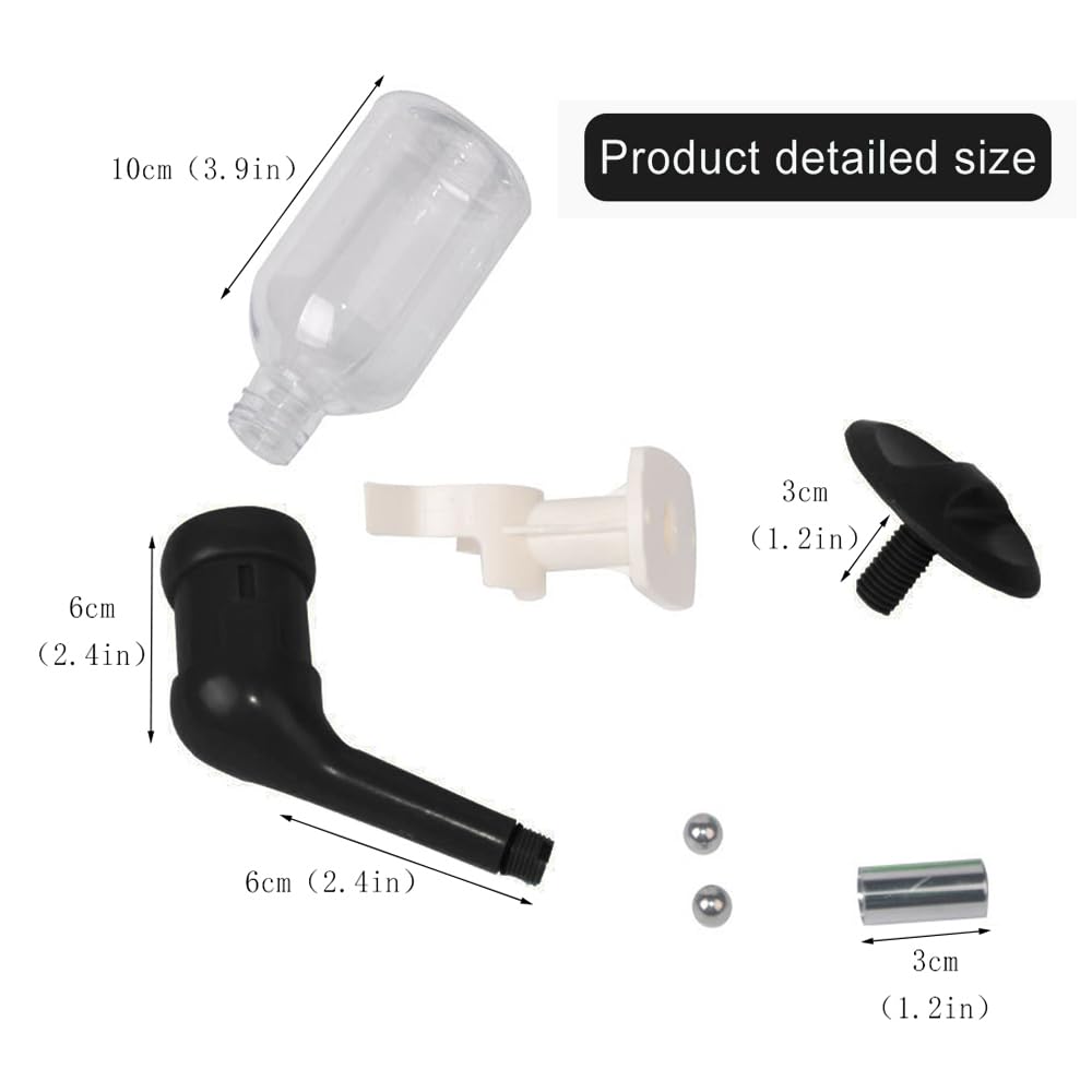 **Andiker No-Drip Dog Water Dispenser - Adjustable Height Pet Water Bottle for Kennel & Cage, Leak-Proof Drinking Water Feeder for Dogs & Small Pets (Black) - Ideal for Travel, Crate Training & Home Use**
