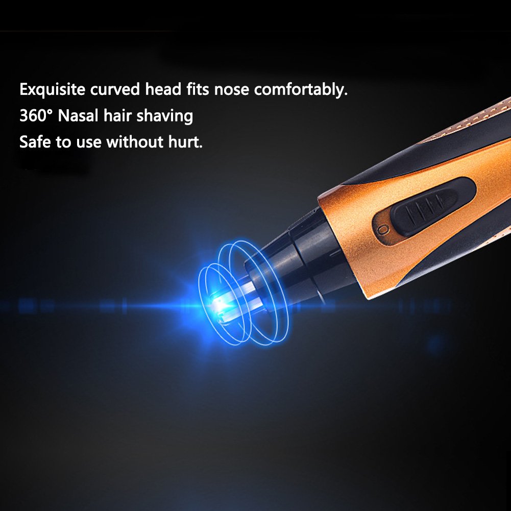 Semme 4-in-1 Rechargeable Waterproof Nose & Ear Hair Trimmer for Men and Women - Cordless Grooming Kit with Cleaning Brush | Perfect for Travel, Home Use & Personal Grooming