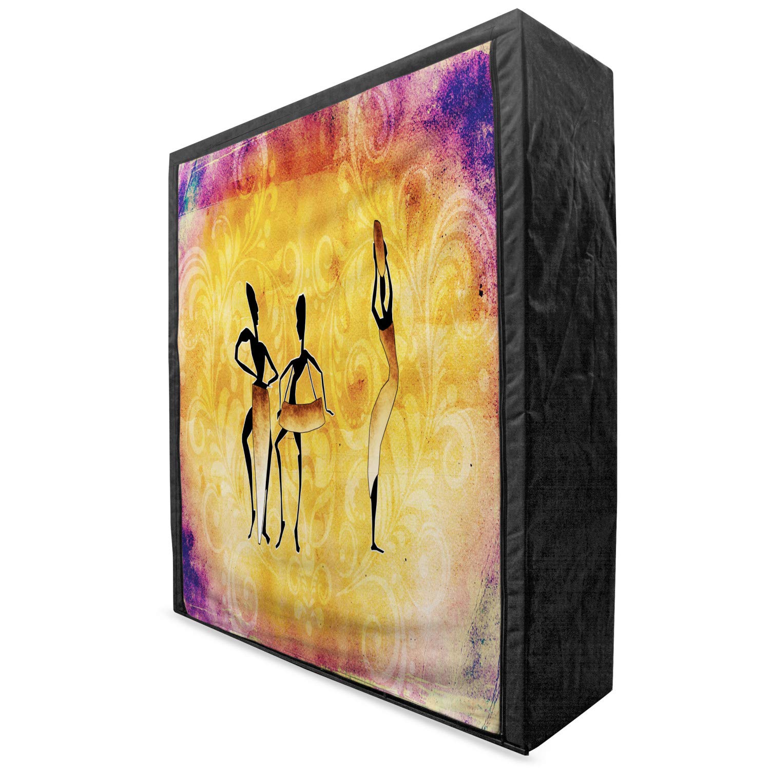 Ambesonne African Print Portable Fabric Wardrobe - 59