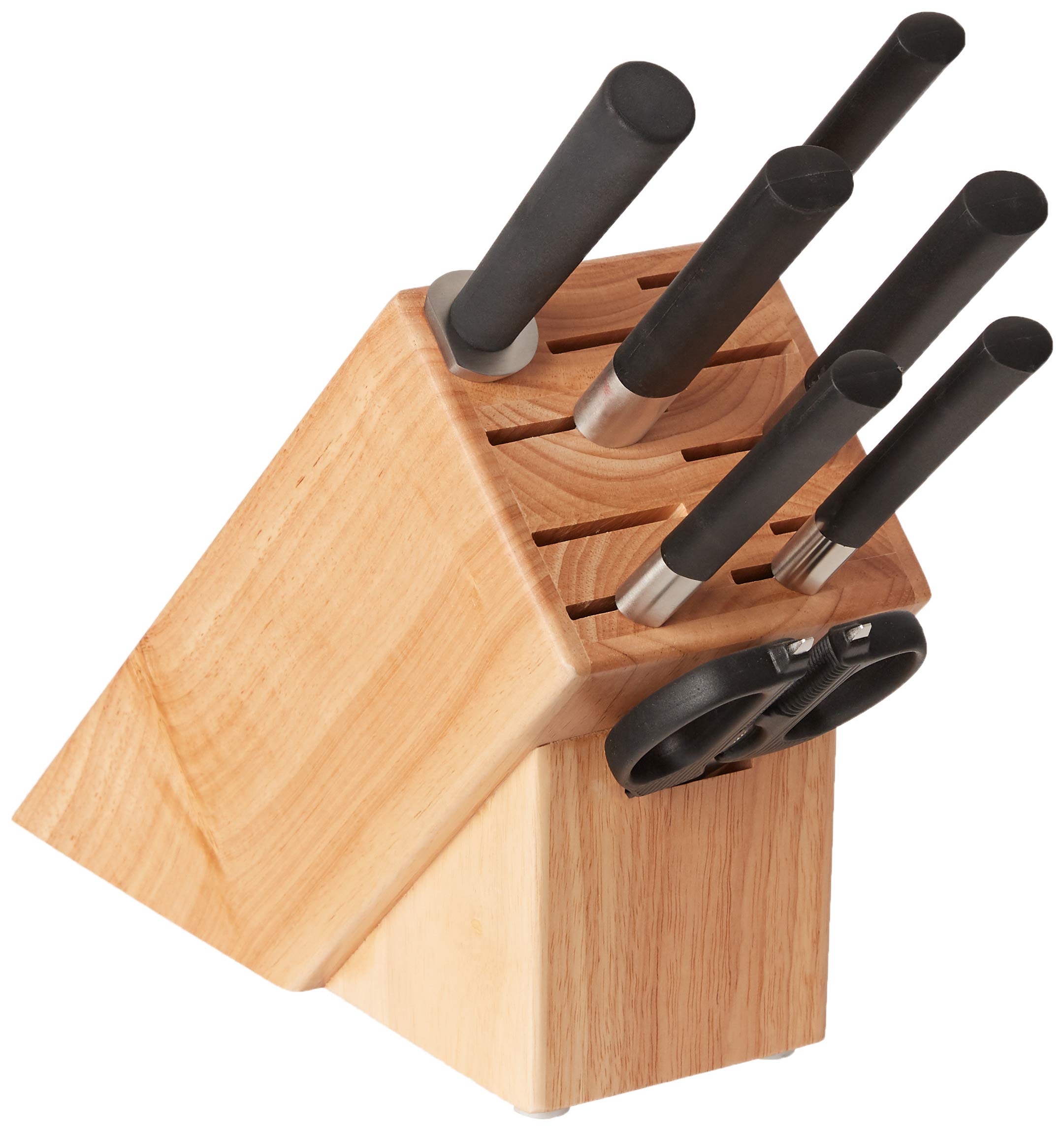Premium 8-Piece Japanese Knife Set with Block - Includes 8