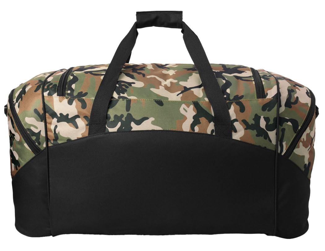 Purdue University Camouflage Duffle Bag - Large Travel Duffel Luggage for Men | Perfect for College, Gym, Sports & Weekend Getaways | Official Purdue Boilermakers Gift Idea