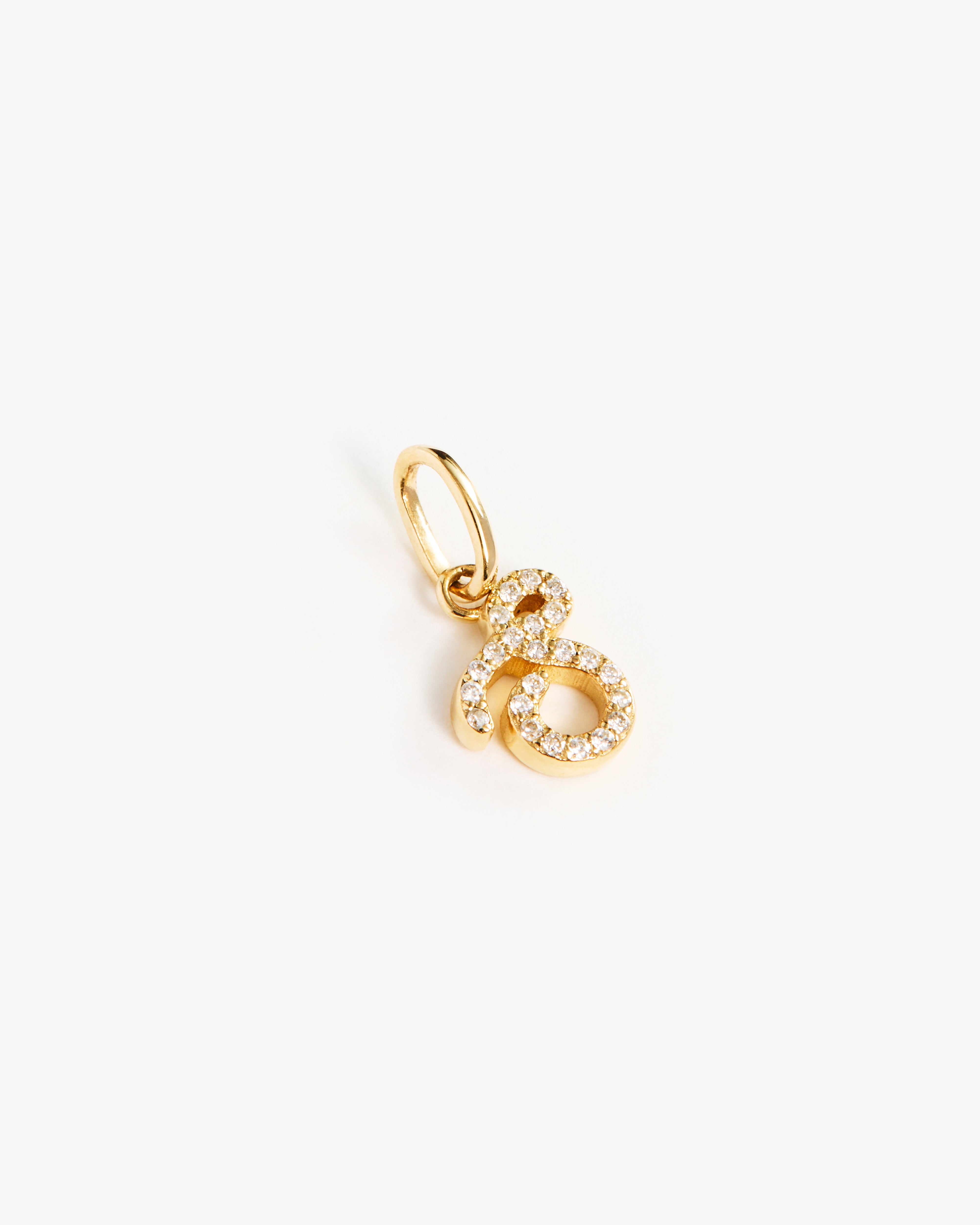 14K Solid Gold Forever Love Diamond Letter Necklace Pendant - Personalized Initial Jewelry Gift for Women, Perfect for Valentine's Day, Anniversary & Special Occasions