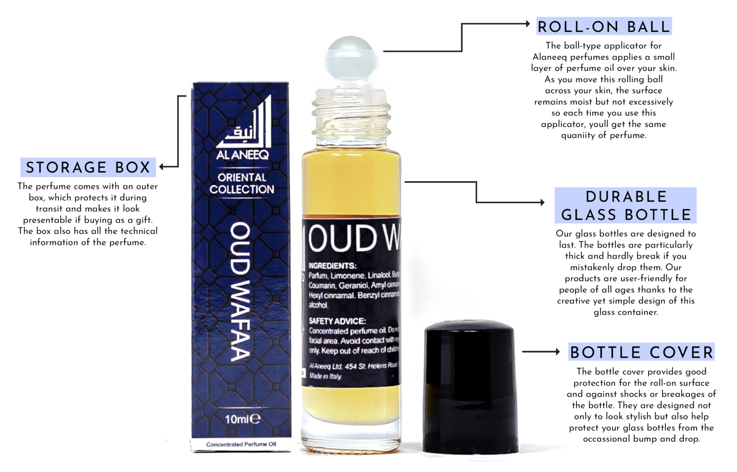 Premium Al Aneeq Oud Wafaa Attar Perfume for Men - Long Lasting Woody Spicy Fresh Arabic Fragrance Oil | Alcohol-Free Roll-On Travel Perfume (10ml) | Perfect for Daily Wear, Special Occasions & Gifting