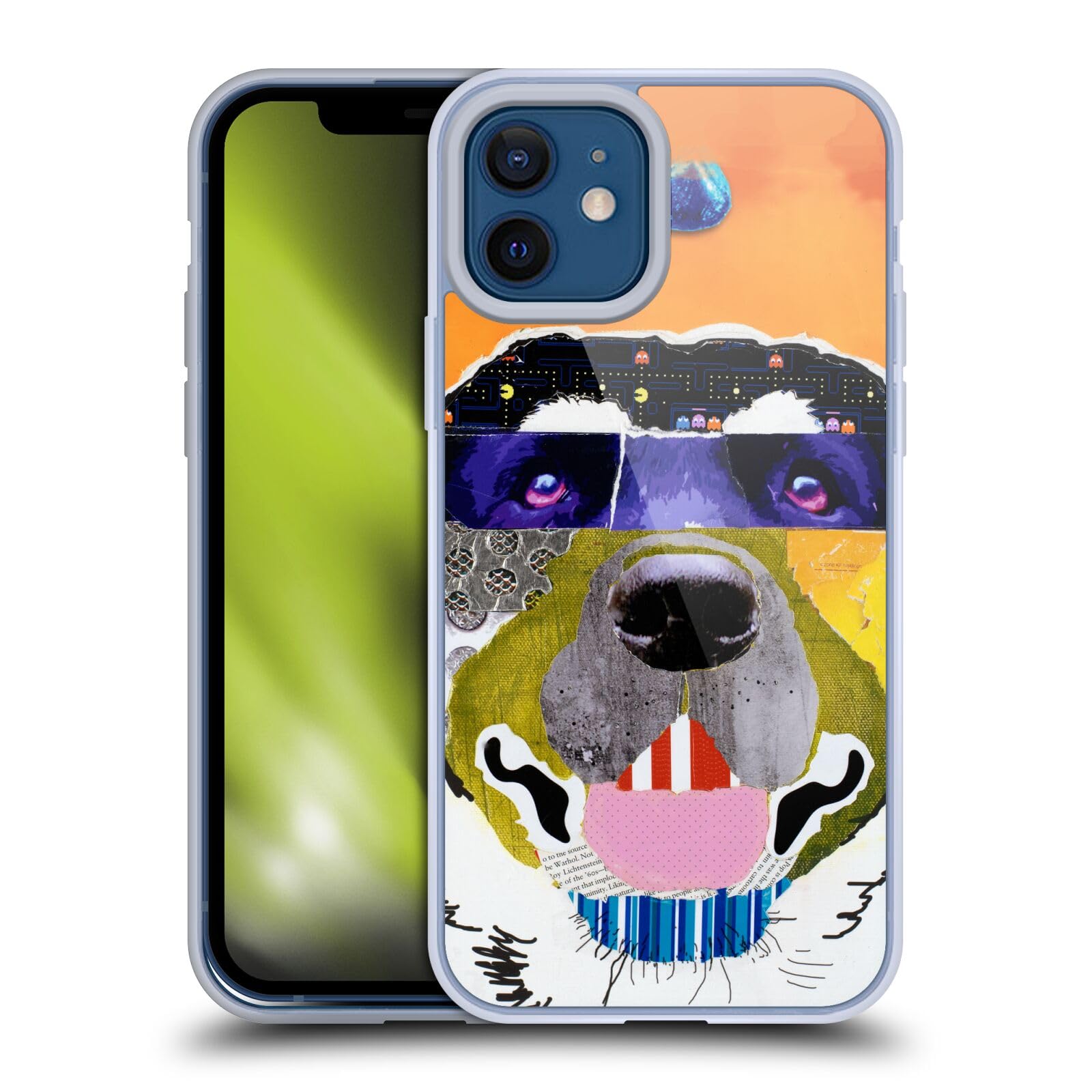 Officially Licensed Michel Keck Labrador Dogs 3 Soft Gel Phone Case - Compatible with Apple iPhone 12 & iPhone 12 Pro - Cute Pet Protection for Everyday Use & Dog Lovers