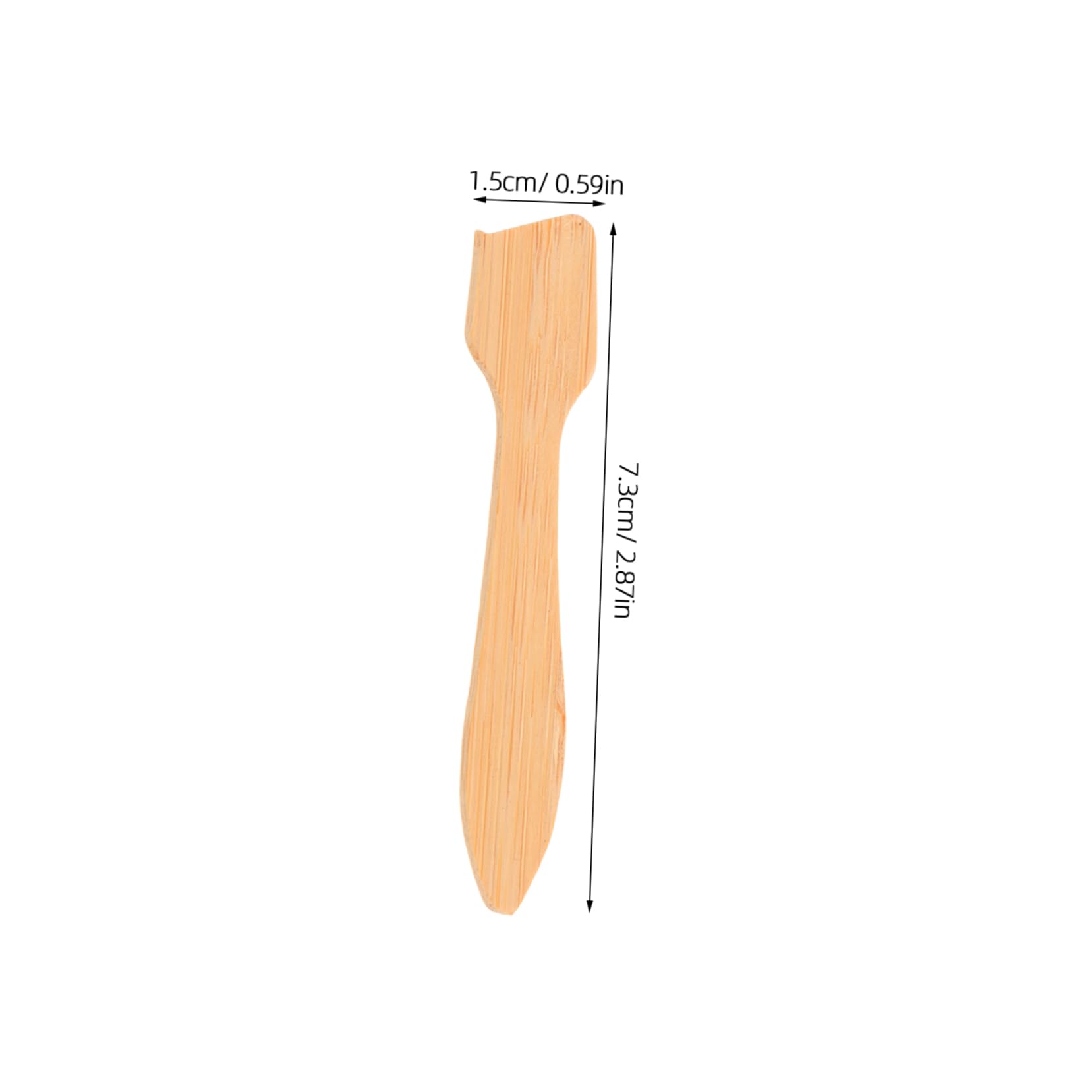 Mikinona 5-Piece Wooden Makeup Spatula Set - Mini Beauty & Food Scraper for Bottles, Jars, and Lotion Containers - Perfect for Getting the Last Drop of Cosmetics - Ideal for Makeup Artists, DIY Skincare, and Kitchen Use