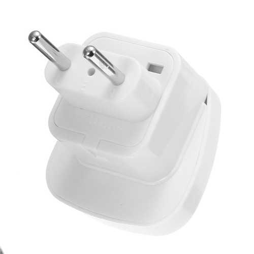 2/3 Pin Universal Travel Plug Adapter for India & Pakistan - Power Converter for Laptops, Phones & Devices - Perfect for Business Trips & Vacations