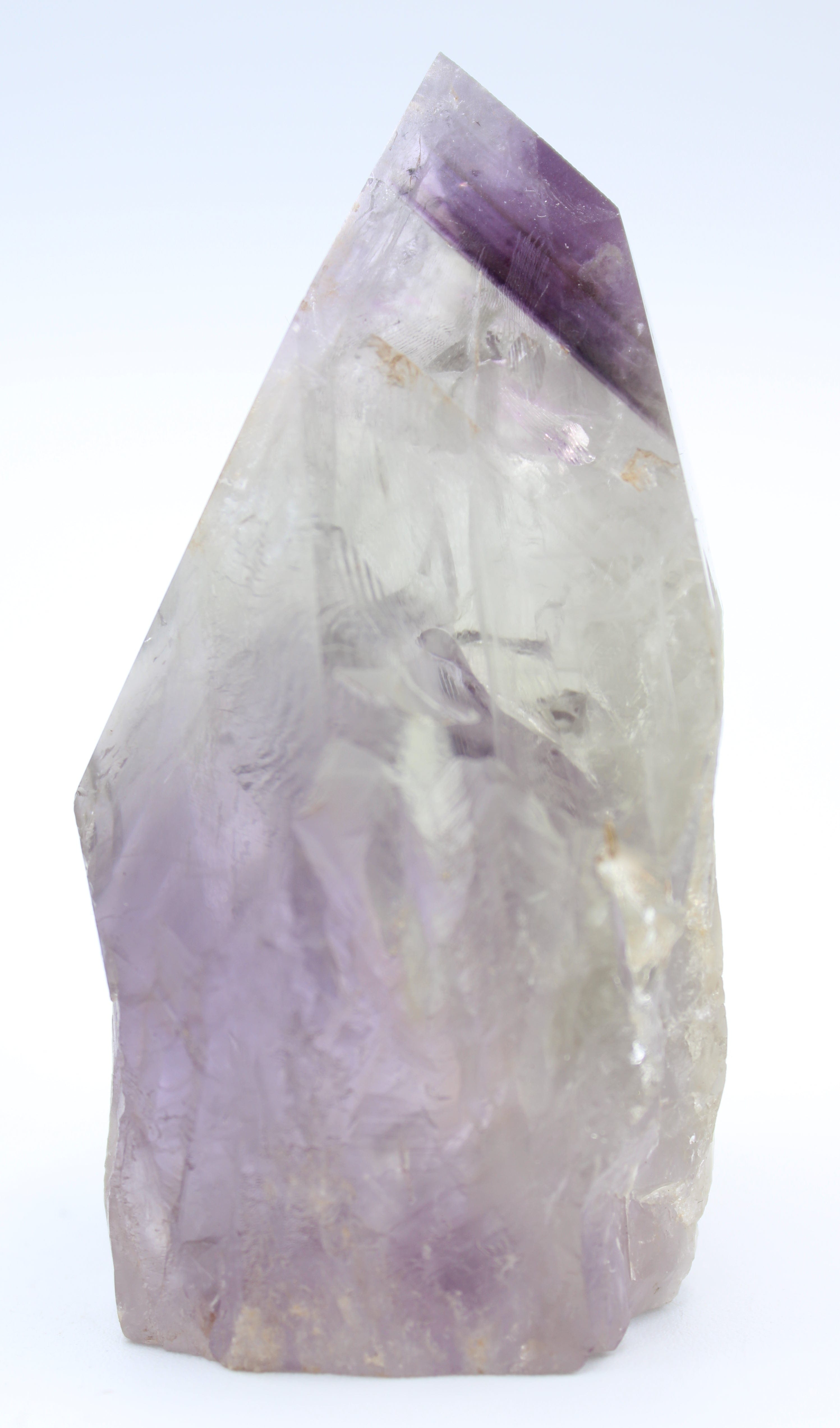 Natural Bahai Amethyst Point Crystal - Rare Collectible from Closed Mine | Healing Stone for Meditation, Home Decor & Spiritual Gifts