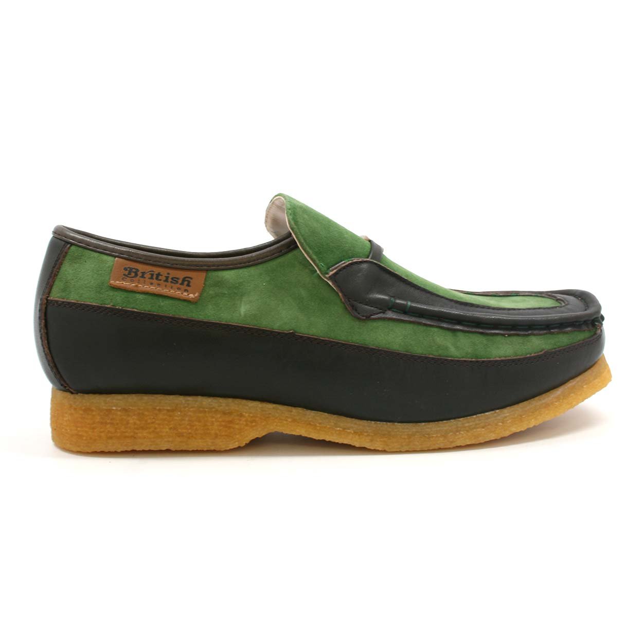 BRITISH COLLECTION Power Old School Slip On Shoes - Classic Comfort for Everyday Wear, Casual Outings & Vintage Style Lovers