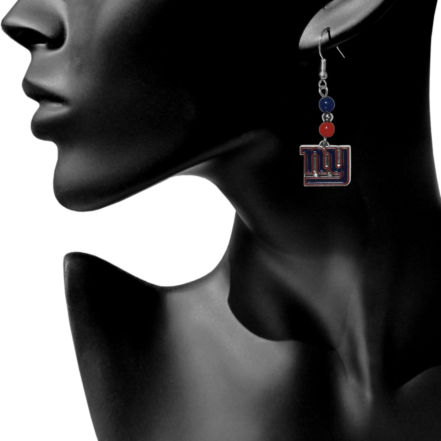 NFL Fan Bead Dangle Earrings for Women - Stylish Football Game Jewelry - Perfect for Game Day, Tailgating & Sports Events