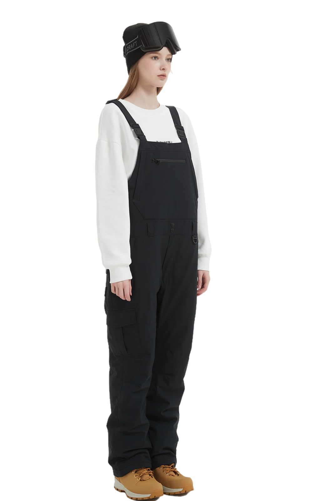 Men's & Women's Waterproof Snow Bib Overalls - Adjustable Windproof Ski Pants with Thermal Insulation for Winter Sports & Outdoor Activities
