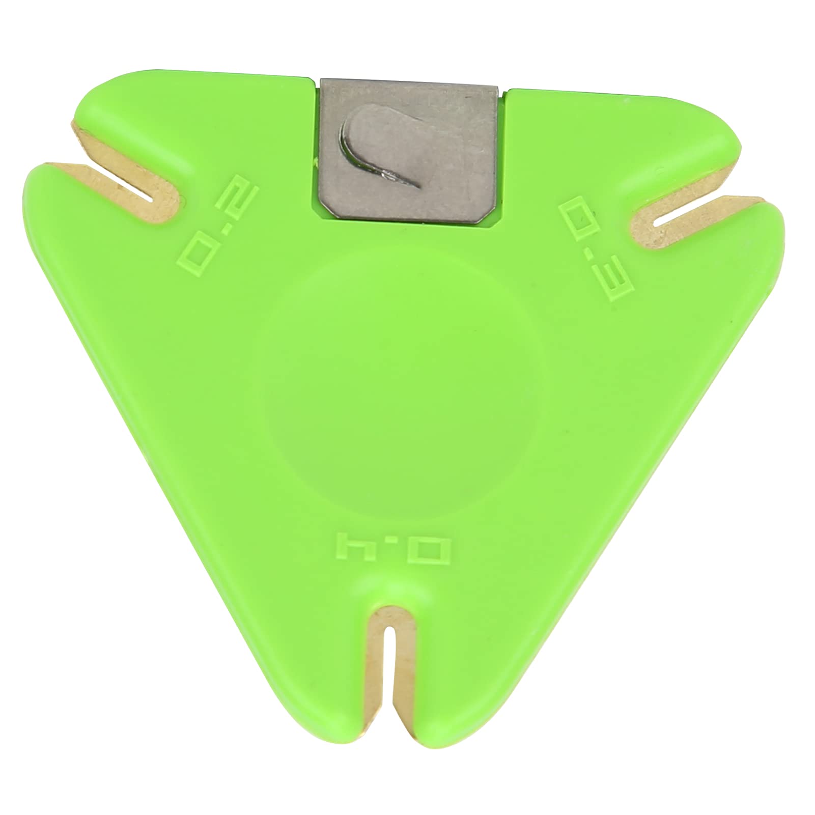 01 Fishing Coated Braid Stripper - Portable Fishing Line Cutter Tool (1.6x1.4x0.2in) for Anglers - Perfect for Fly Fishing, Saltwater & Freshwater Fishing Gear Accessories