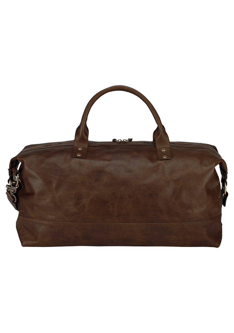 Desperado Duffel II Travel Duffle Bag - Waterproof & Durable Brown/Black Backpack for Gym, Work & Weekend Getaways