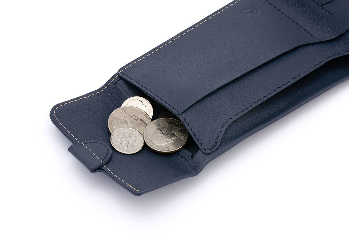 Bellroy Coin Fold Wallet - Slim RFID Blocking Leather Wallet for Men & Women | Perfect for Travel, Everyday Use & Minimalist Lifestyle