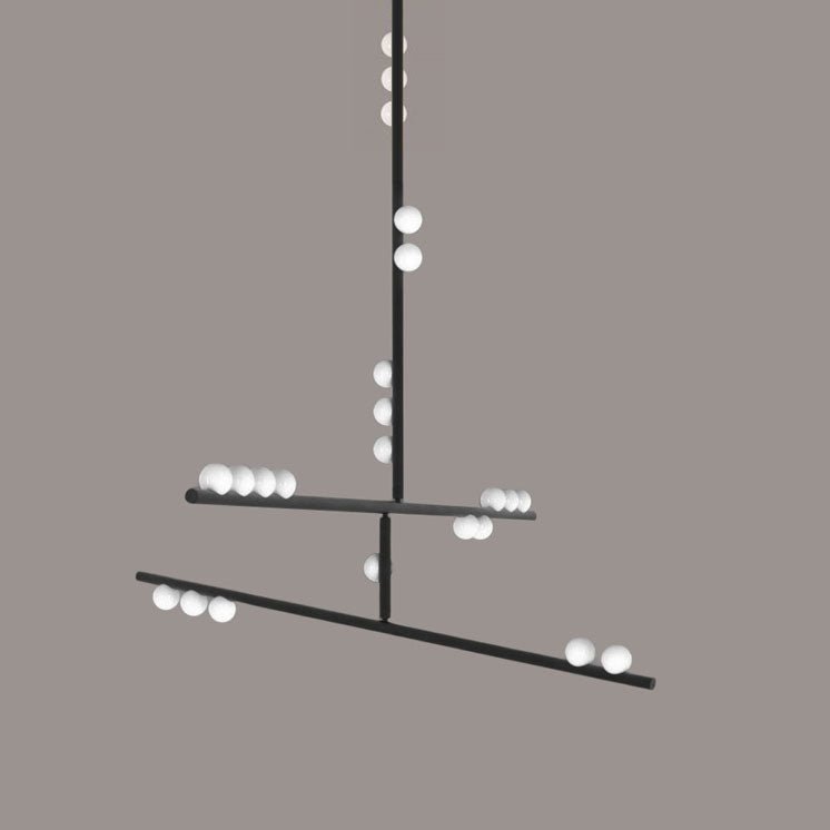 Elegant Brass Glass Drop Chandelier - Vintage Crystal Ceiling Light Fixture for Dining Room, Living Room & Bedroom Decor