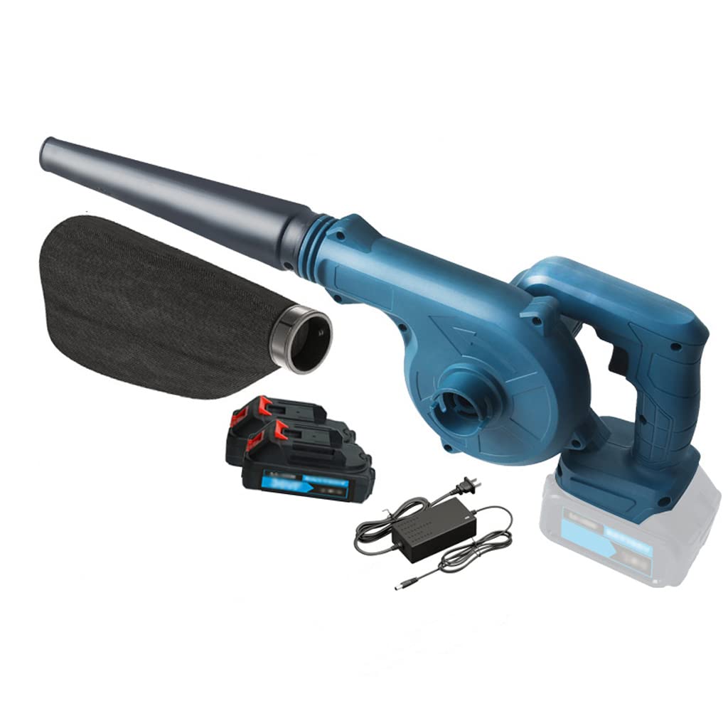 SHENXINCI 21V Cordless Leaf Blower & Vacuum - 2-in-1 Battery Powered (3.0~6.0Ah) with Charger - Lightweight Yard Tool for Lawn Care, Leaf Blowing, Car Cleaning & Dust Clearing - Perfect for Home, Garden & Garage Maintenance