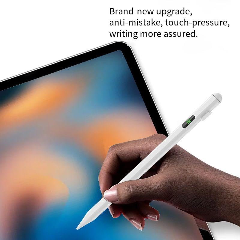 Apple Pencil 2nd Gen Stylus - Compatible with iPad 8th/7th/6th Gen, iPad Mini 6th, iPad Air 5th & iPad Pro (2018-2022 Models) - Palm Rejection Technology - Perfect for Drawing, Note-Taking & Digital Art
