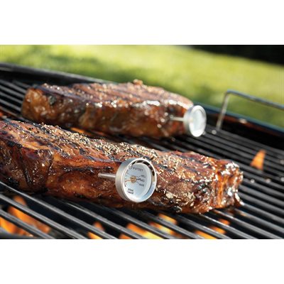 Outset Steak Thermometers - Set of 4 Meat Thermometers (140°F to 170°F) for Grilling, BBQ, Roasting & Cooking - Perfect for Steak, Chicken, Turkey & More