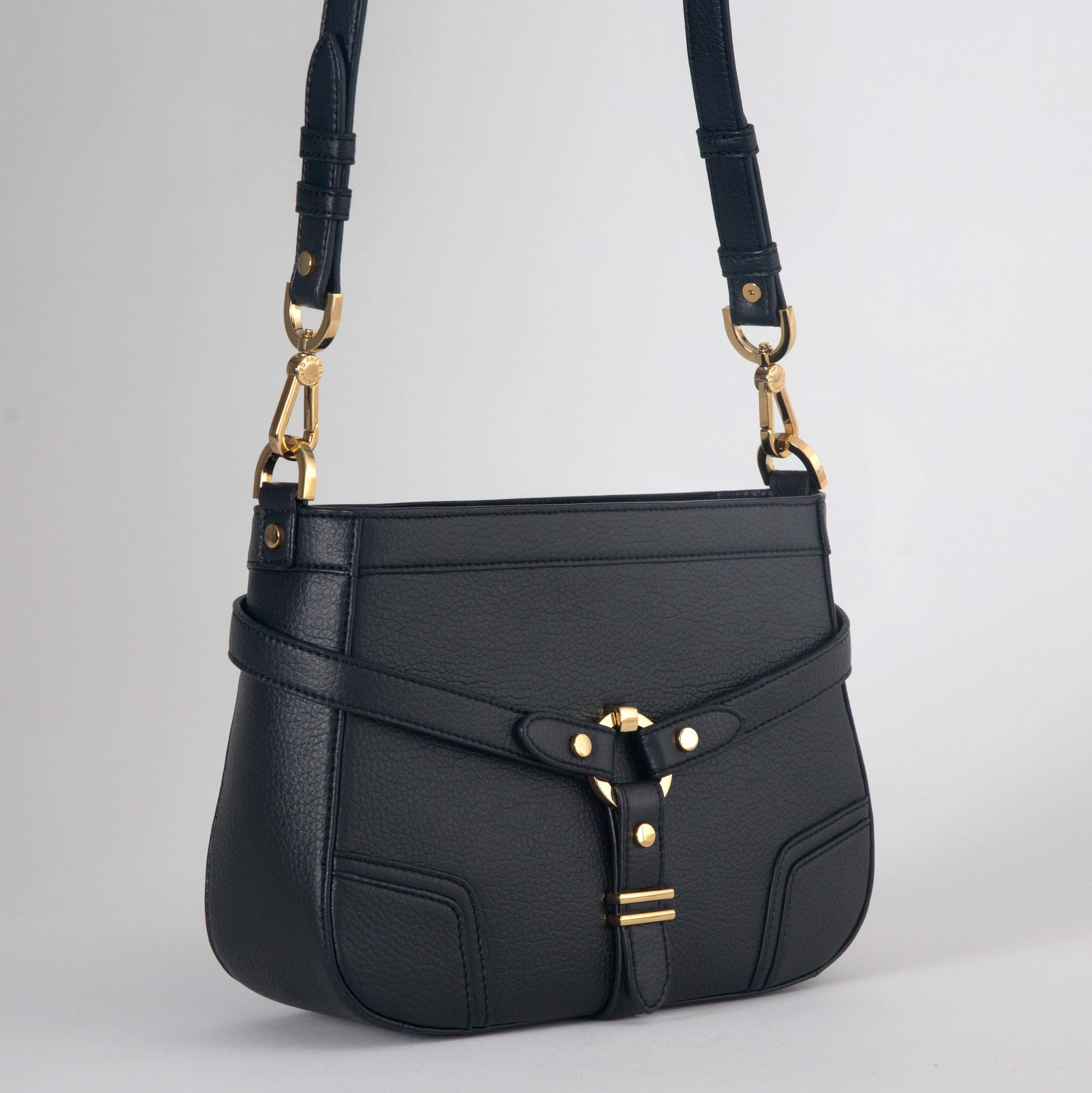 Stockholm Vegan Leather Crossbody Bag for Women - Stylish & Cruelty-Free Black Handbag | Perfect for Work, Travel & Everyday Use