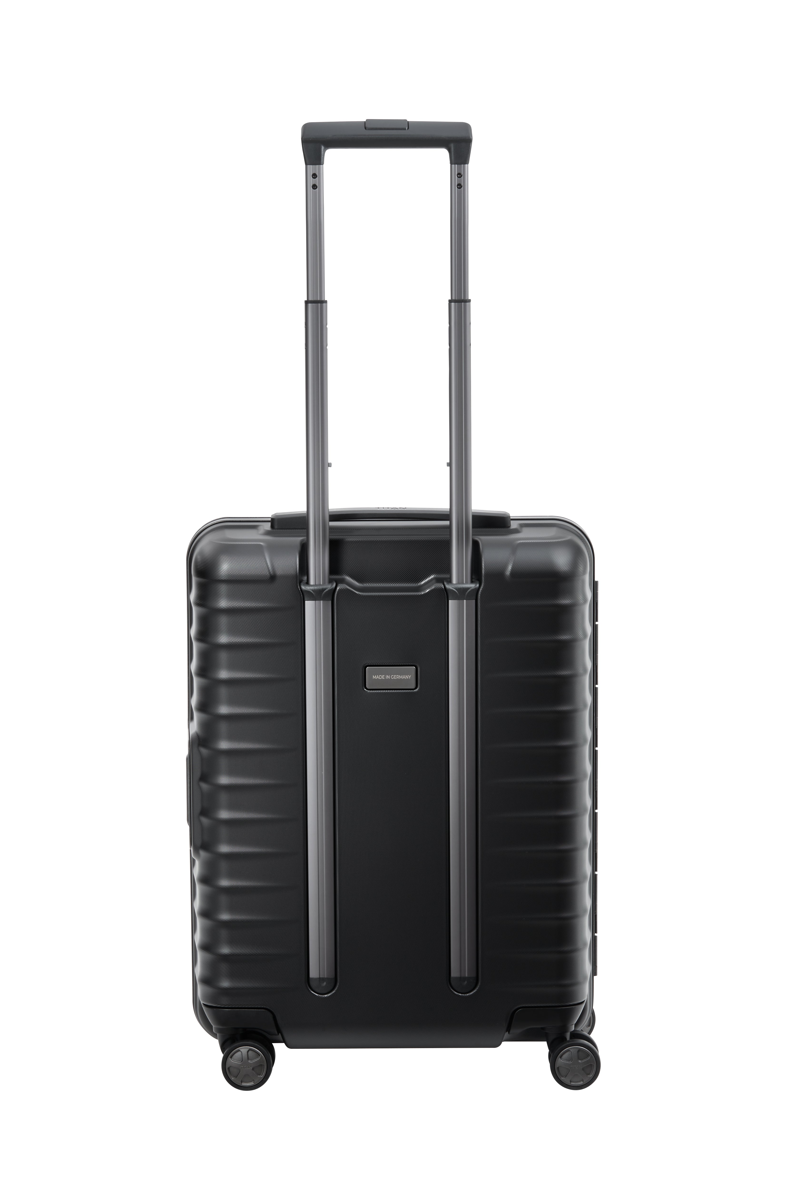 Titan LITRON Frame Trolley S Carry On Luggage with Front Pocket - Lightweight Spinner Suitcase for Business Travel & Weekend Getaways