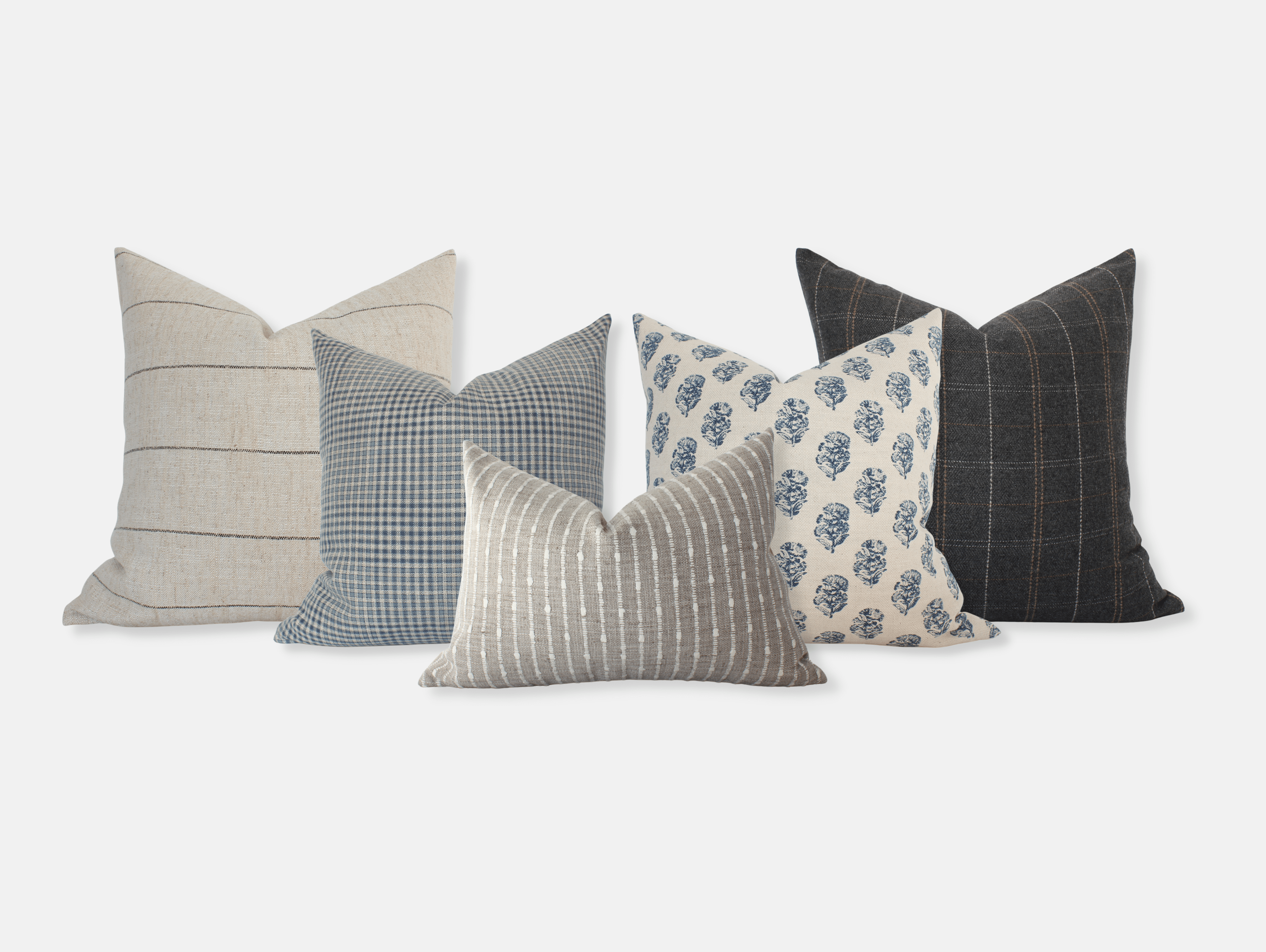 **Athan Sofa Pillow Combo Set of 5 - Soft Decorative Throw Pillows for Couch, Bed & Living Room - Perfect for Home Decor, Comfort & Style**