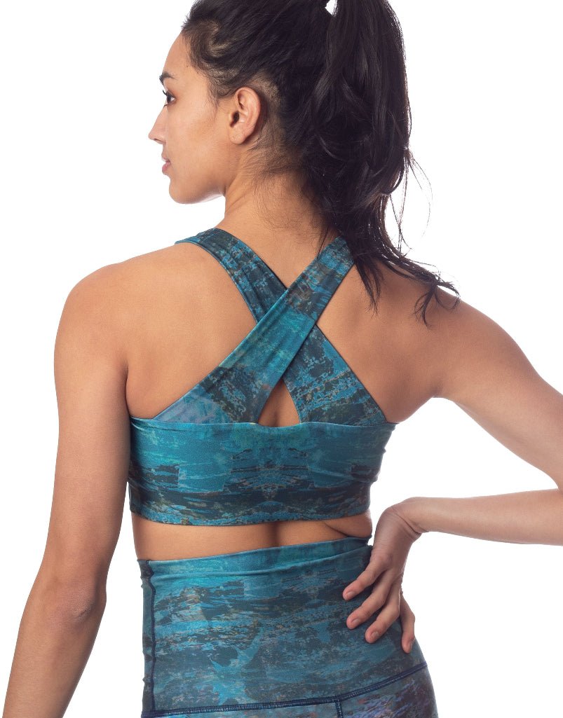 HotWorx Dakota Crop Top - Women's Workout Tank Top for Yoga, Pilates & Fitness - Breathable & Moisture-Wicking Activewear for Gym & Home Exercise