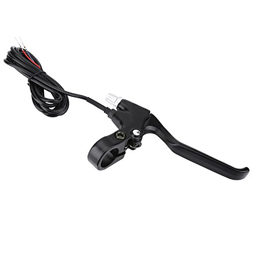 Premium Black Aluminum Alloy Brake Lever Set - 1 Pair Electric Brake Handles for Road Bikes, Mountain Bikes & Folding Bikes | Durable & Lightweight for Smooth Braking Performance | Ideal for Commuting, Trail Riding & Urban Cycling