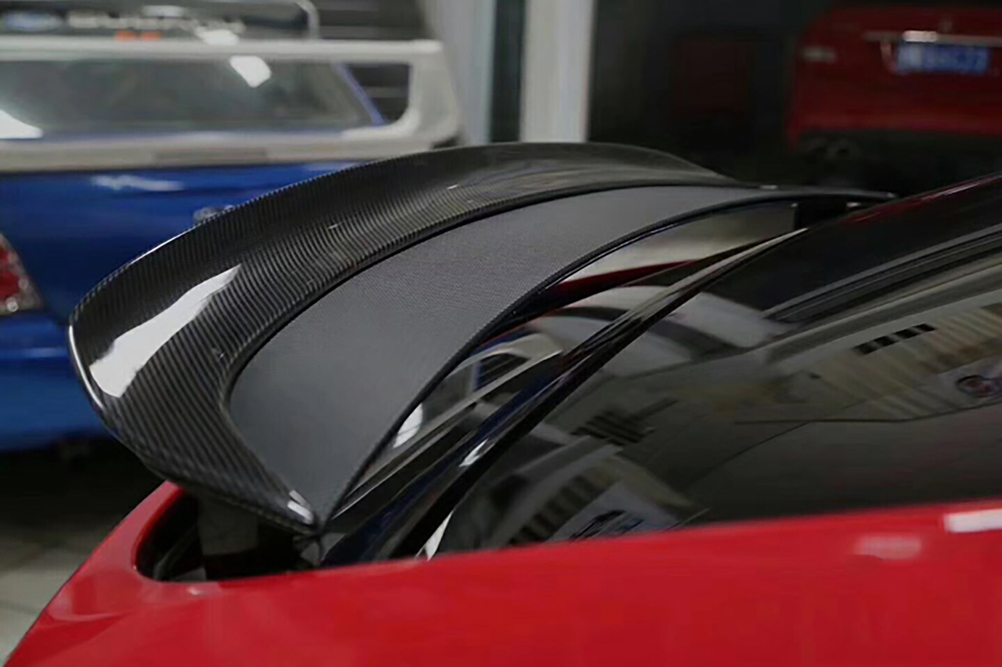 Premium Real Carbon Fiber Rear Wing Spoiler for Tesla Model X (2021-2025) - High-Performance Aerodynamic Upgrade for Sporty Look & Better Stability