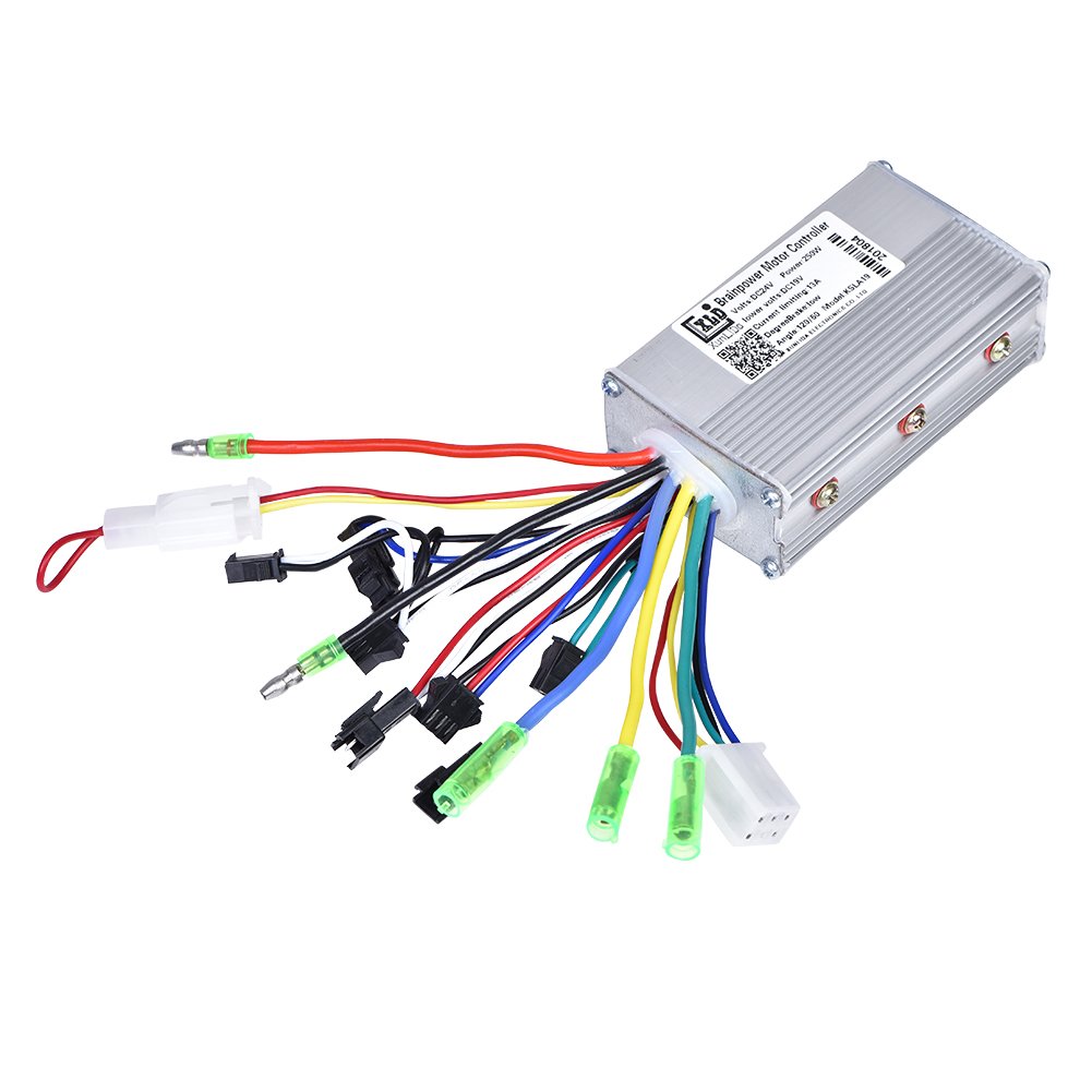 24V 250W Brushless Motor Controller for E-Bike & Scooter - Aluminum Alloy Electric Bicycle Speed Controller with Steady Performance | Perfect for Commuting, Off-Road Riding & DIY Electric Vehicle Projects