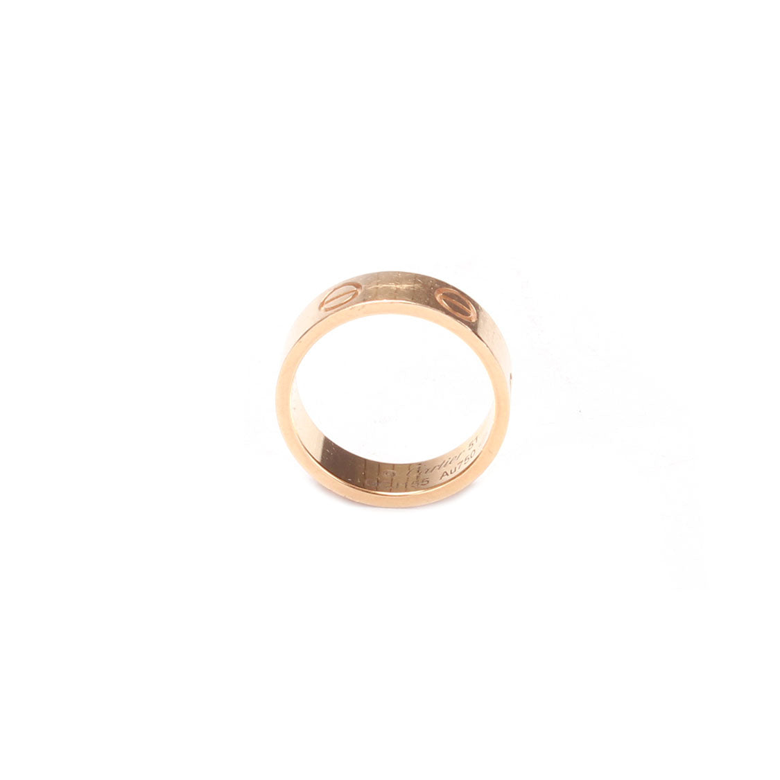 18k Gold Mini Love Ring for Women - Elegant Stackable Band, Perfect for Anniversary, Engagement & Everyday Wear