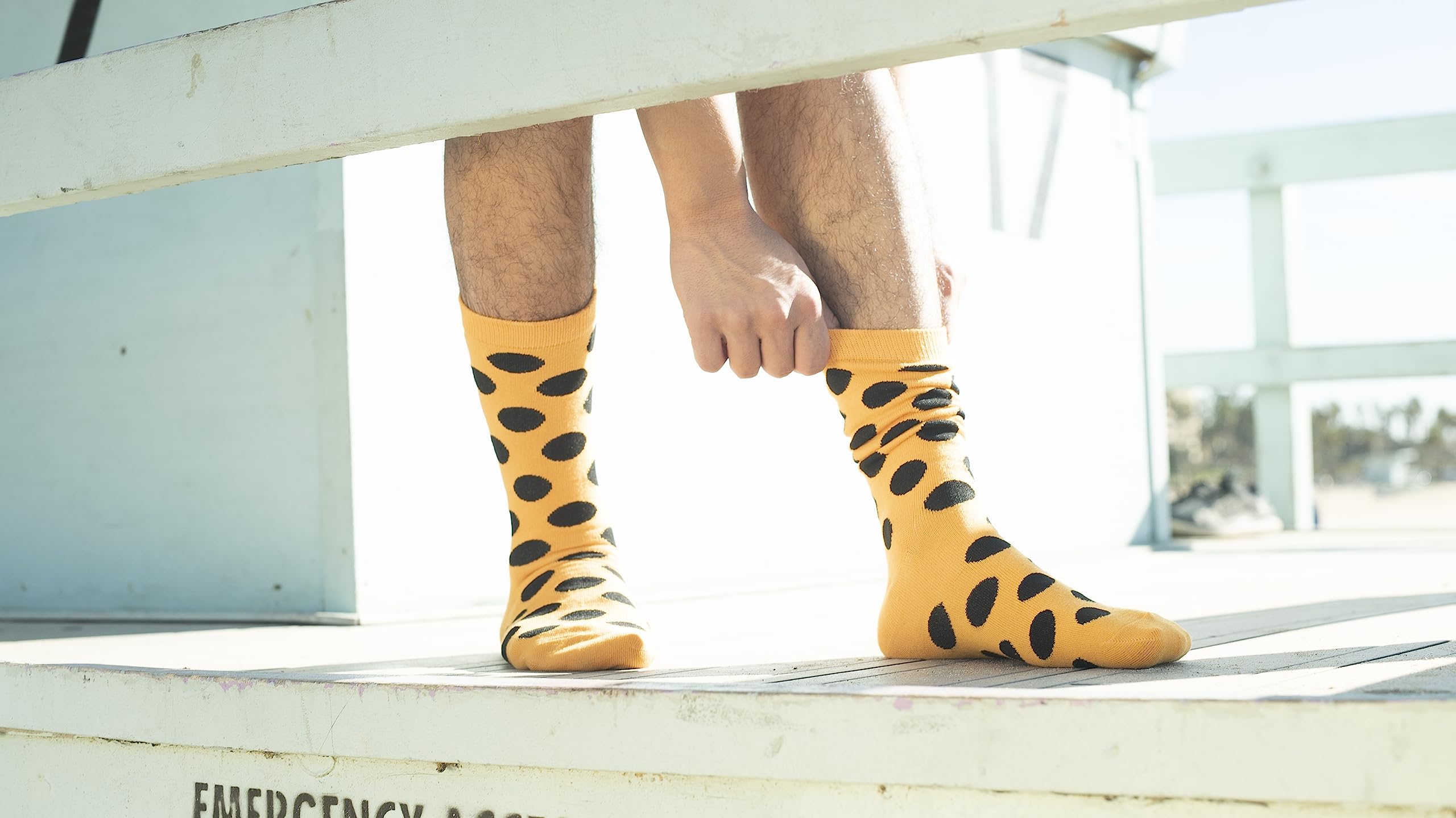 Men's Colorful Dress Socks 12 Pack - Funky Patterned Crew Socks for Casual & Formal Wear - Perfect for Office, Parties & Gifts