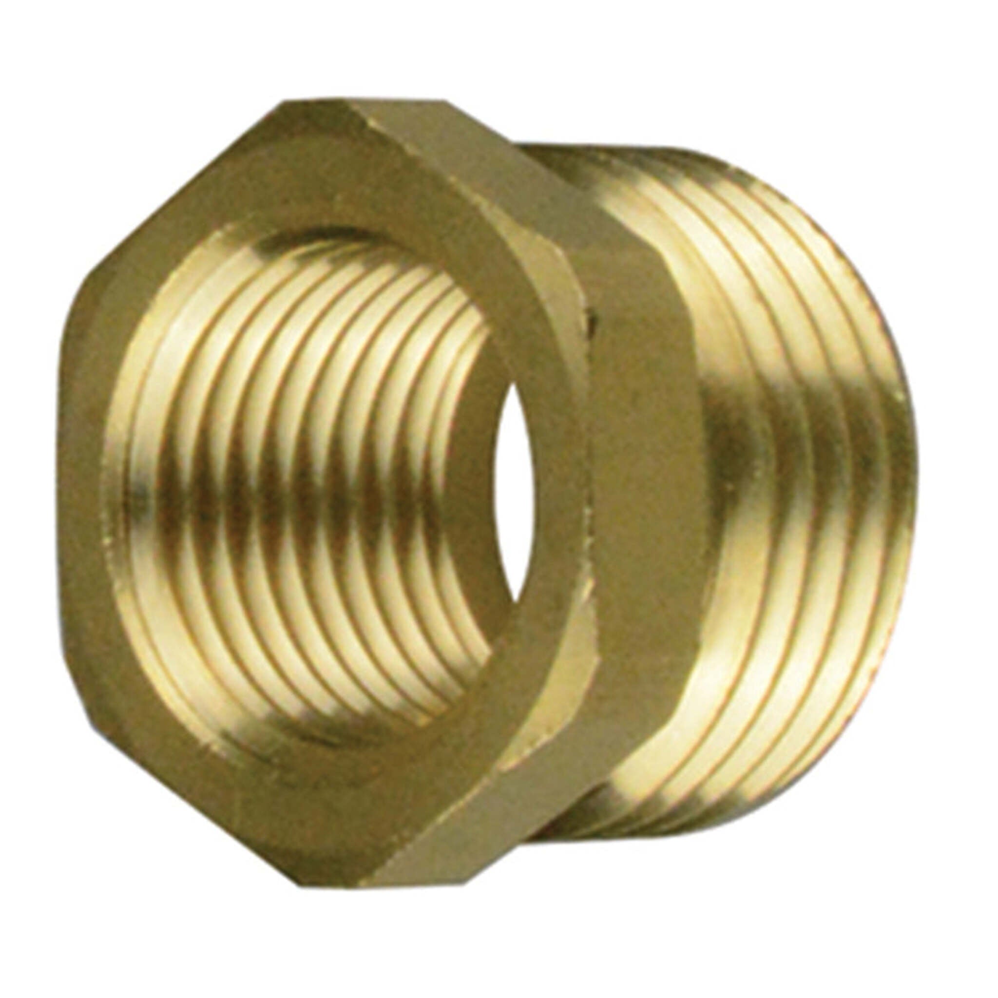 Lead-Free Brass Garden Hose to Pipe Coupler - Male to Female, Durable & Corrosion Resistant, Easy Connection, Standard Fitting Compatibility - Perfect for Outdoor Faucets, Sprinklers & Irrigation Systems