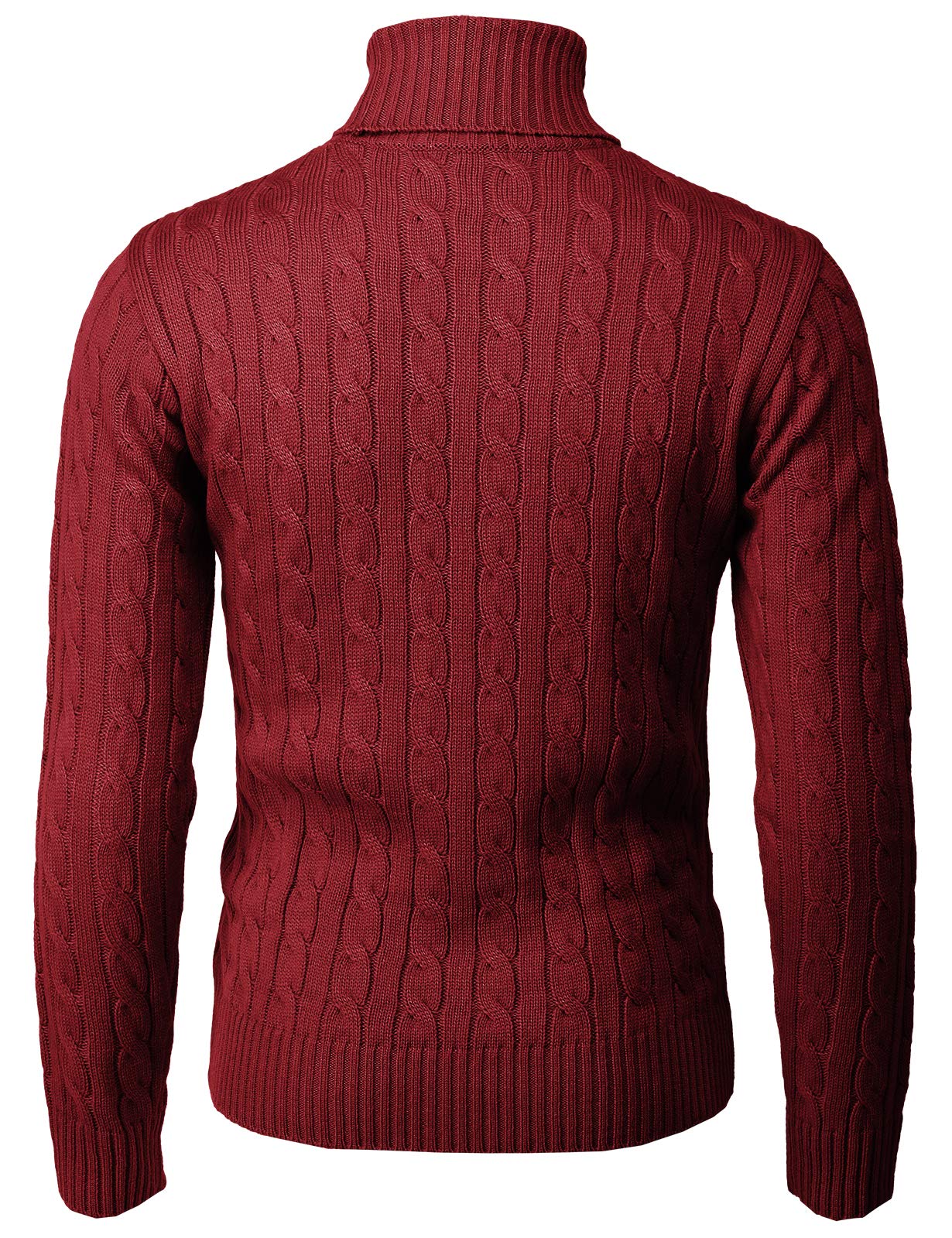 Men's Slim Fit Turtleneck Pullover Sweater - Winter Warm Knit Thermal Top for Casual & Business Wear - Perfect for Office, Dating & Holiday Outfits