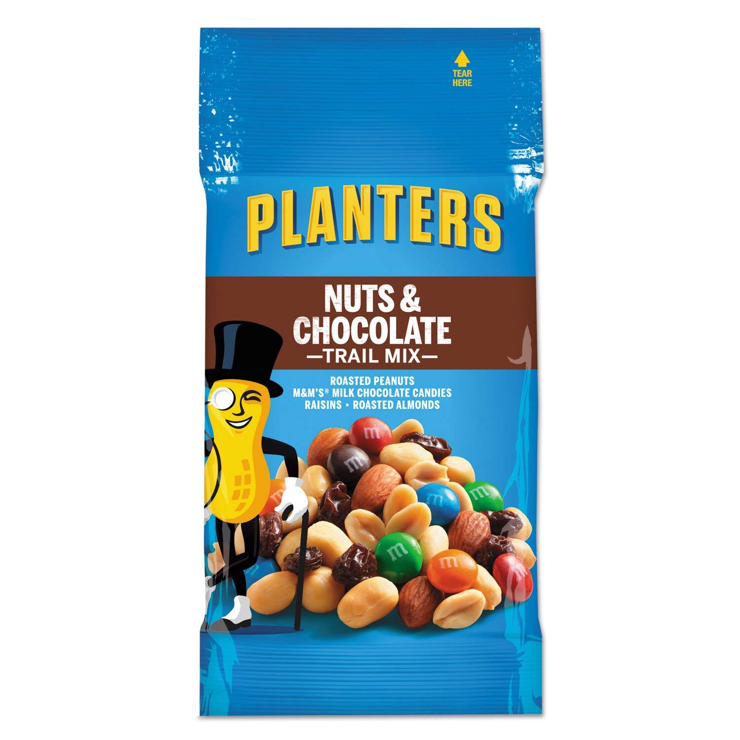 Planters 26 Trail Mix - Fruit & Nut Snack, 2oz Resealable Bags (72 Count) - Healthy On-the-Go Snacks for Hiking, Camping & Office Breaks