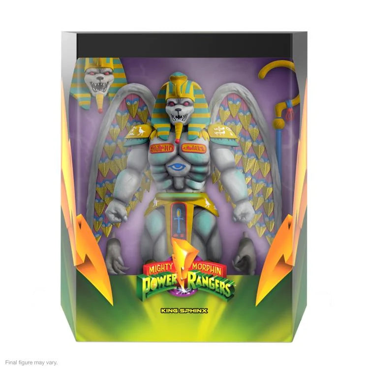 Mighty Morphin Power Rangers ULTIMATES! King Sphinx Action Figure - Collectible Toy for Fans, Display & Play | Perfect for Collectors, Gifts & Power Rangers Themed Decor