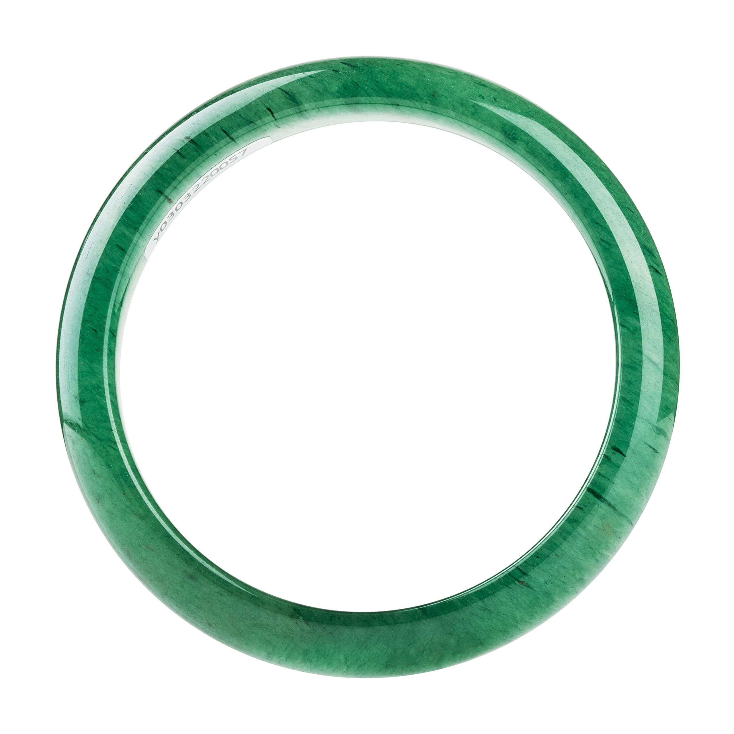 Natural Jade Bangle Bracelet for Women - Elegant Good Luck Gift for Birthday, Anniversary & Special Occasions | Feng Shui Jewelry for Positive Energy & Wellness