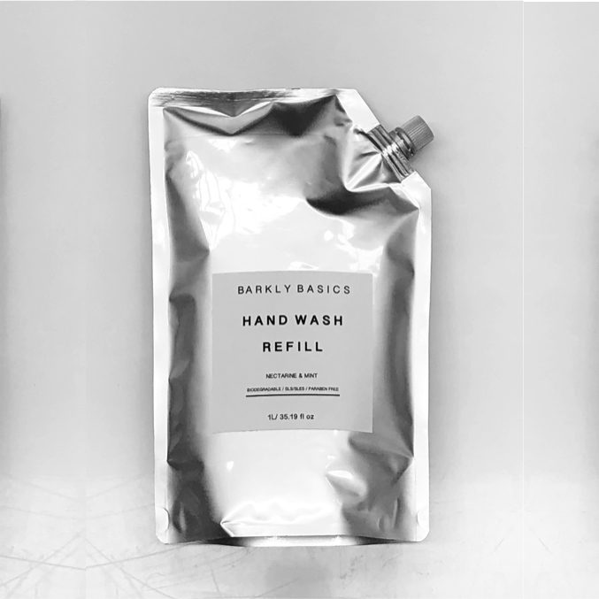BARKLY BASICS Hand Soap Refill 1L - Natural & Gentle Hand Wash for Daily Use at Home, Office, or Kitchen - Eco-Friendly & Moisturizing Formula
