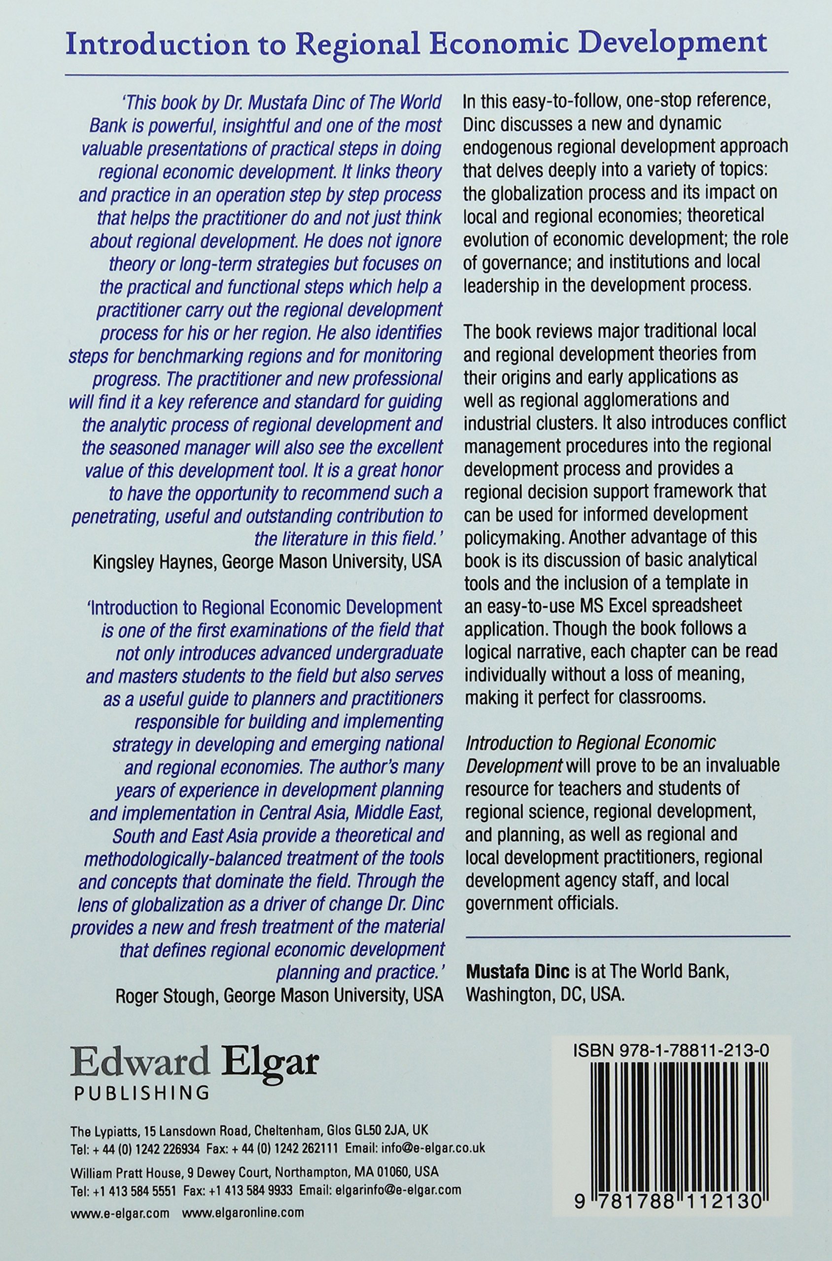 Introduction to Regional Economic Development: Key Theories & Essential Analytical Tools for Policy Makers and Urban Planners