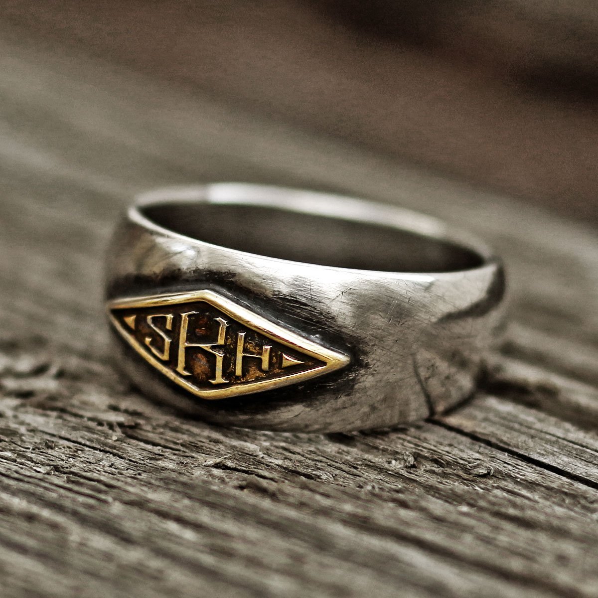 Personalized Silver Monogram Ring for Women - Custom Initials Jewelry Gift for Her - Perfect for Engagements, Anniversaries & Special Occasions