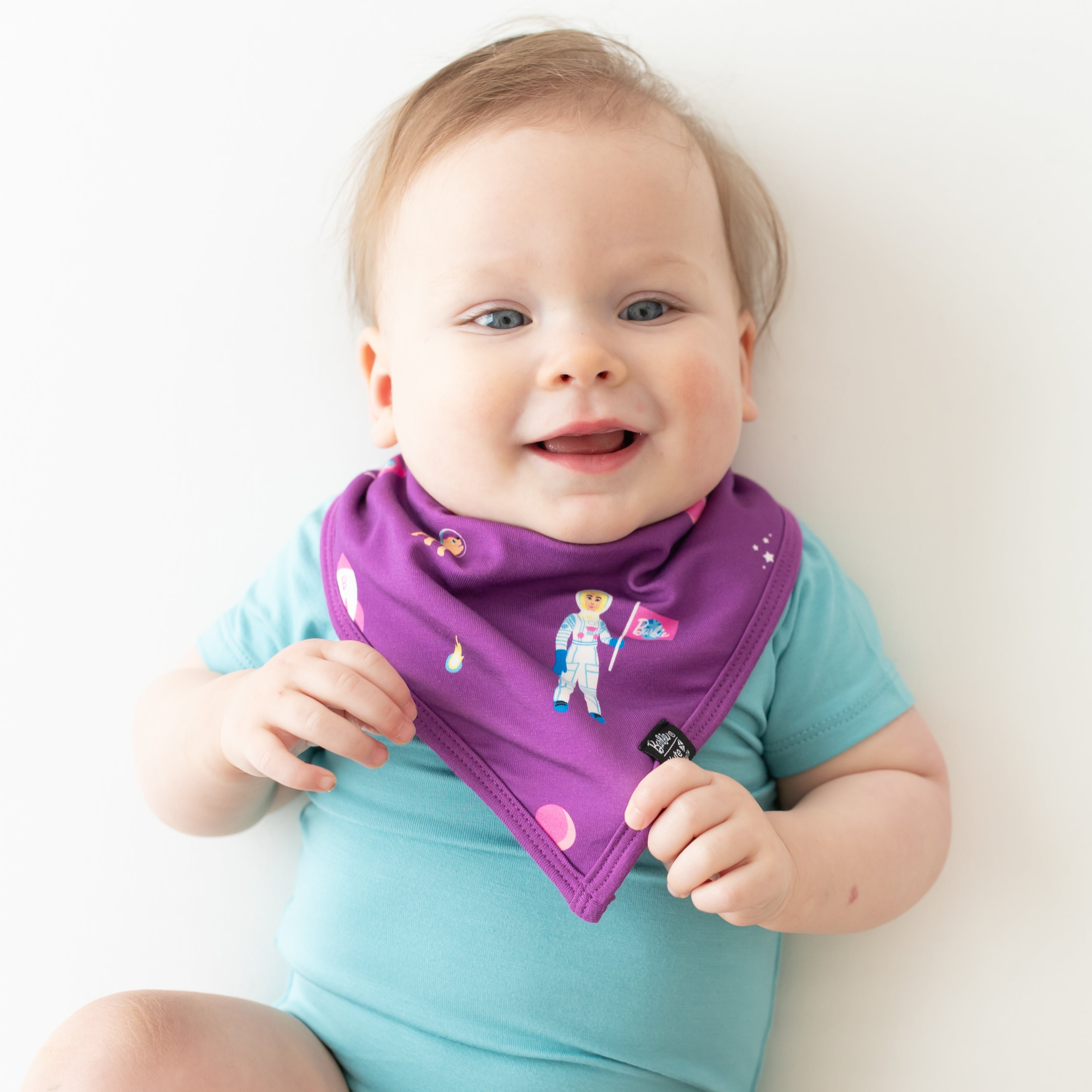 Barbie™ Astronaut Bib - Cute & Durable Baby Feeding Bib for Girls - Perfect for Mealtime, Playtime & Space-Themed Parties