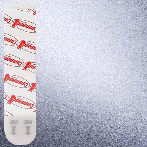 Silver With Command Strips