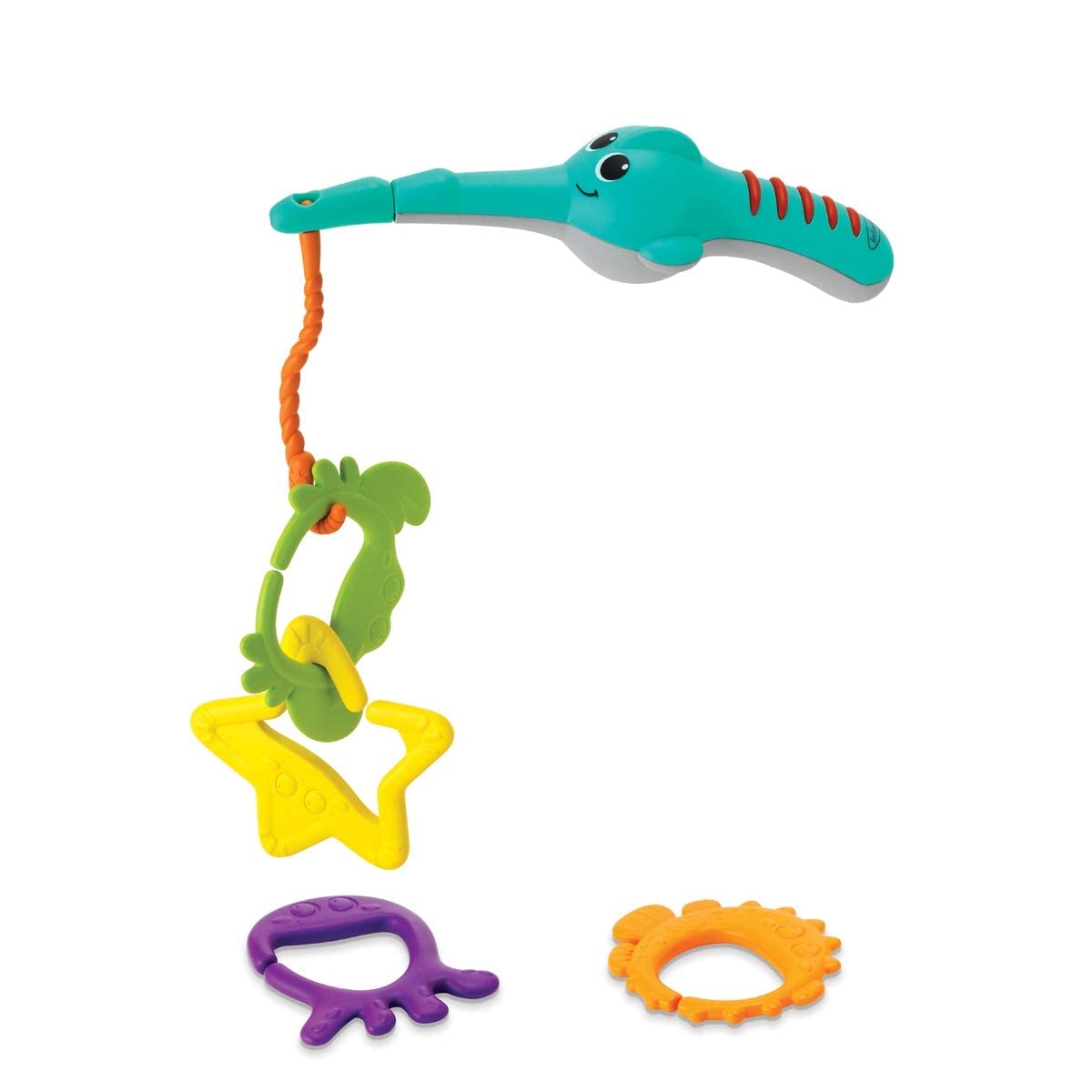 INFANTINO Fishing Fun Set - Toddler Fishing Toy Game with Magnetic Rod & Sea Animals - Educational Montessori Learning Activity for Kids - Perfect for Indoor Play, Birthday Gifts & Preschool Development