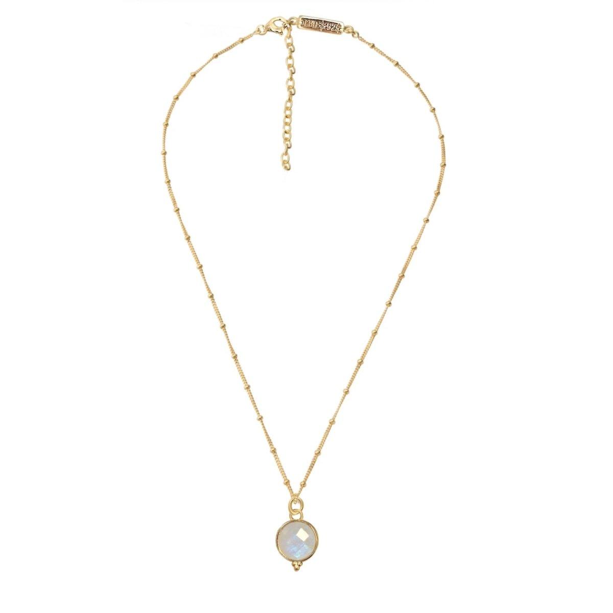 Laihas Free Spirit Gold Moonstone Necklace - Elegant Bohemian Jewelry for Women, Perfect for Festivals, Weddings & Everyday Wear
