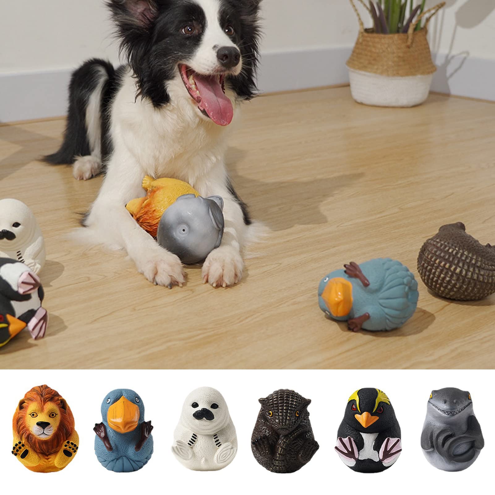 Galand 1 Pack Durable Pet Molar Chew Toy - Squeaky Latex Dog Chew Toy for Small & Medium Dogs, Bite-Resistant Teeth Cleaning Toy for Puppy Dental Care - Perfect for Teething, Boredom Relief & Playtime Fun