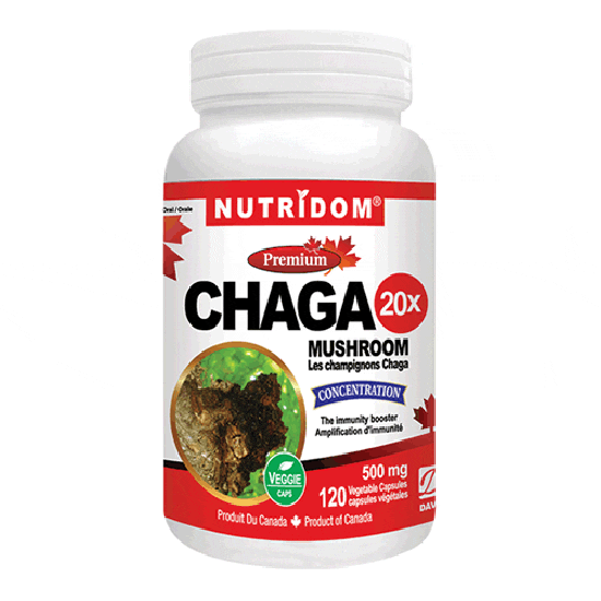 Premium 20X Chaga Mushroom Extract Powder - Organic & Wild Harvested for Immune Support & Wellness - Perfect for Tea, Coffee & Smoothies