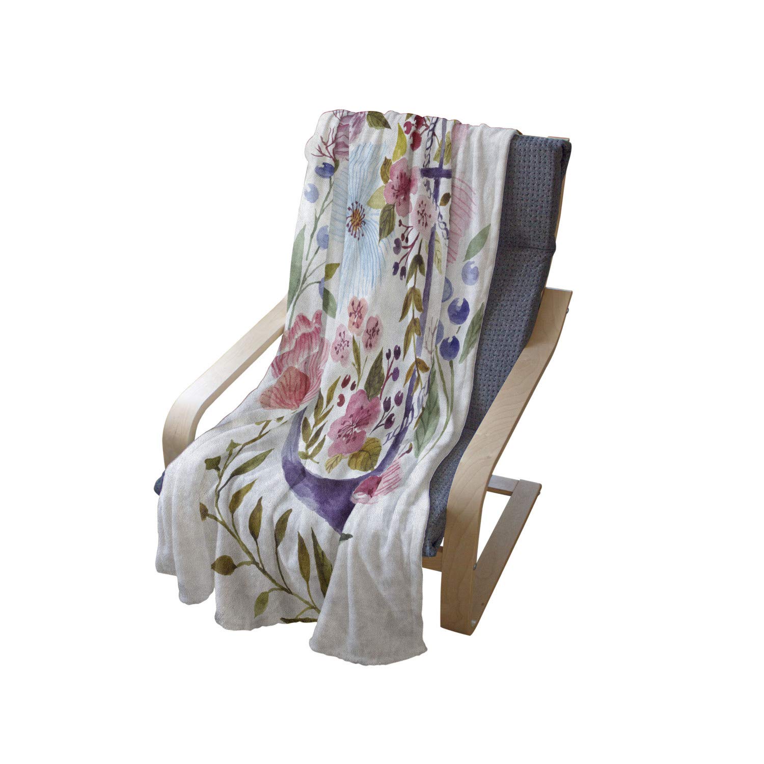 Ambesonne Flannel Fleece Throw Blanket 50